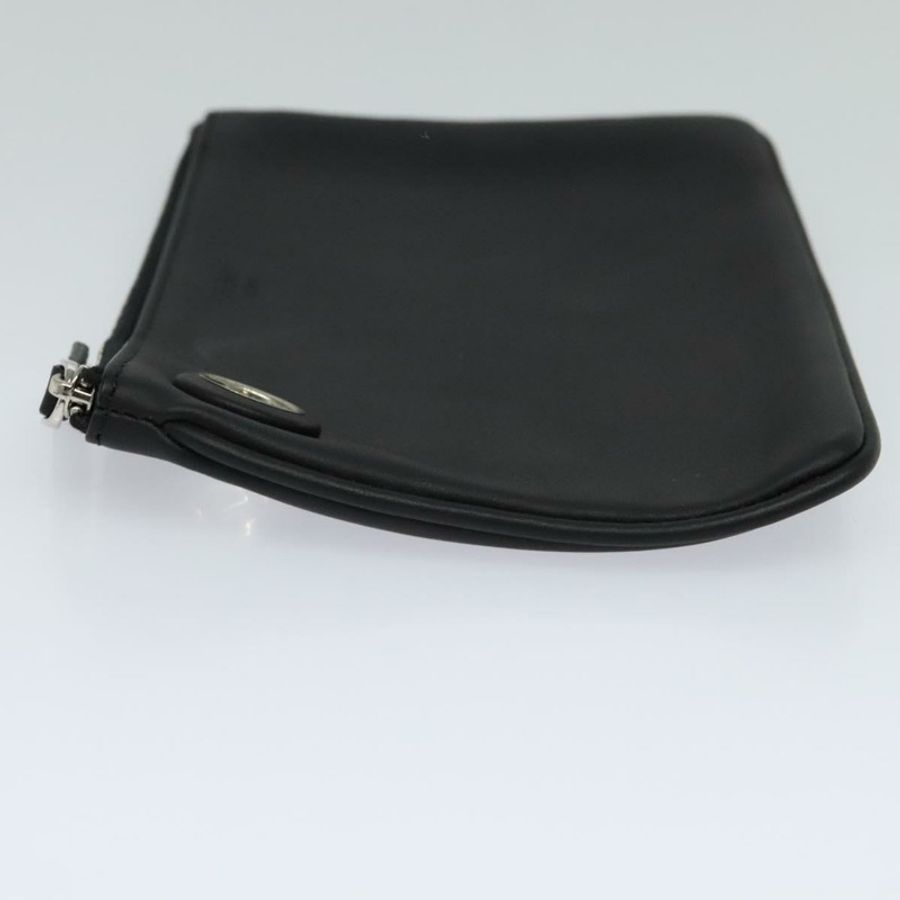 【日本直送】FENDI Triplet 手拿包,黑色皮革,正品,貨號 110887V-18