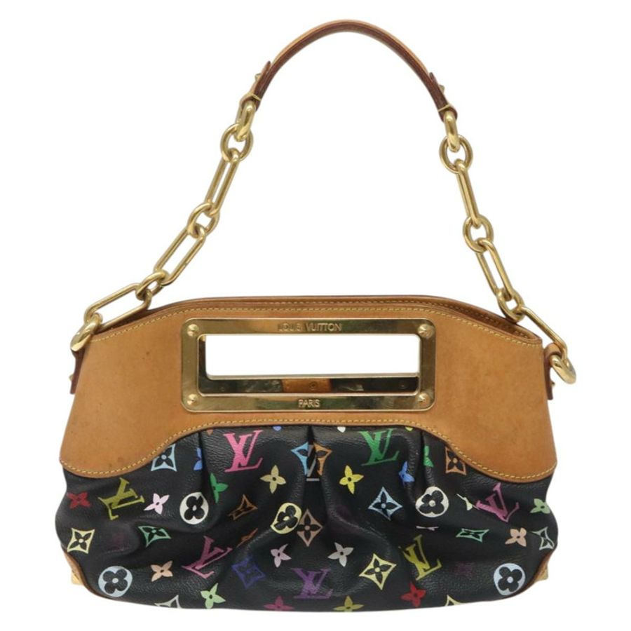 【日本直送】路易威登 Monogram Multicolor Judy PM 兩用包 黑色 M40258 LV 正品 113662V-12