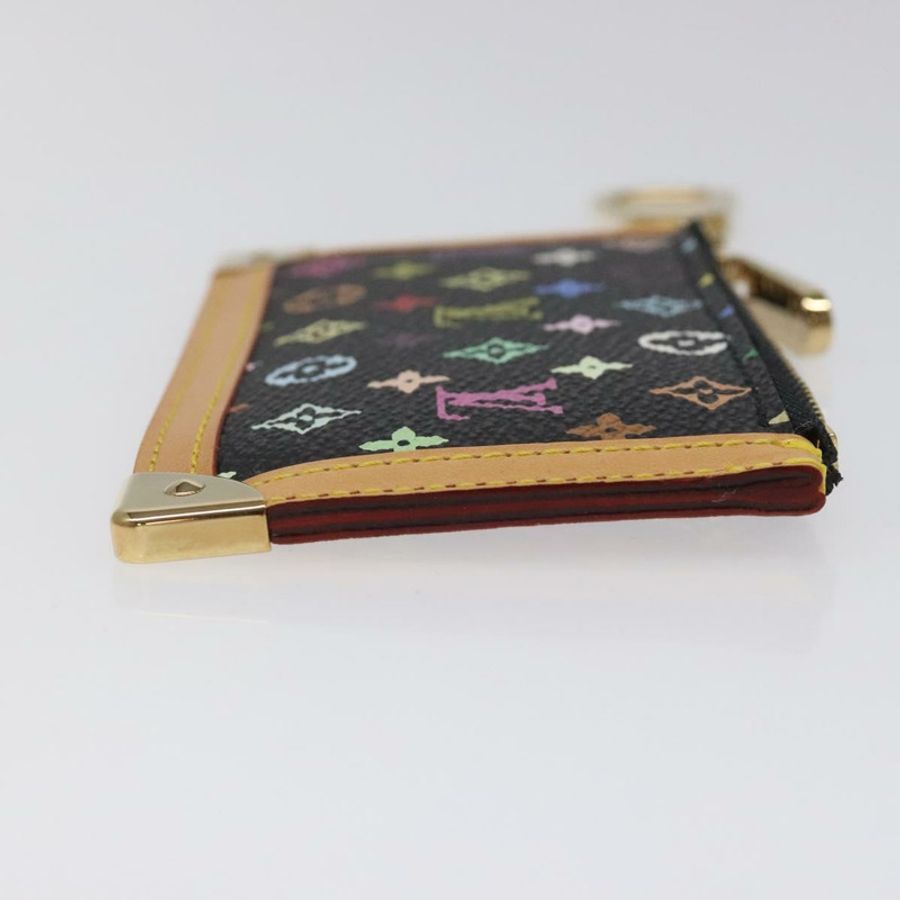 【日本直送】路易威登 Monogram Multicolor Pochette Cles 手拿包 黑色 M92654 正品 EC410SV-2