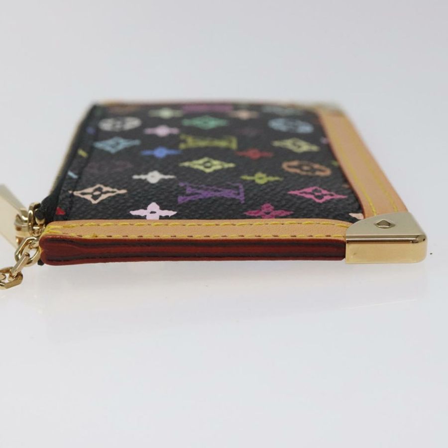 【日本直送】路易威登 Monogram Multicolor Pochette Cles 手拿包 黑色 M92654 正品 EC410SV-3