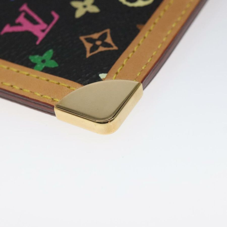 【日本直送】路易威登 Monogram Multicolor Pochette Cles 手拿包 黑色 M92654 正品 EC410SV-15