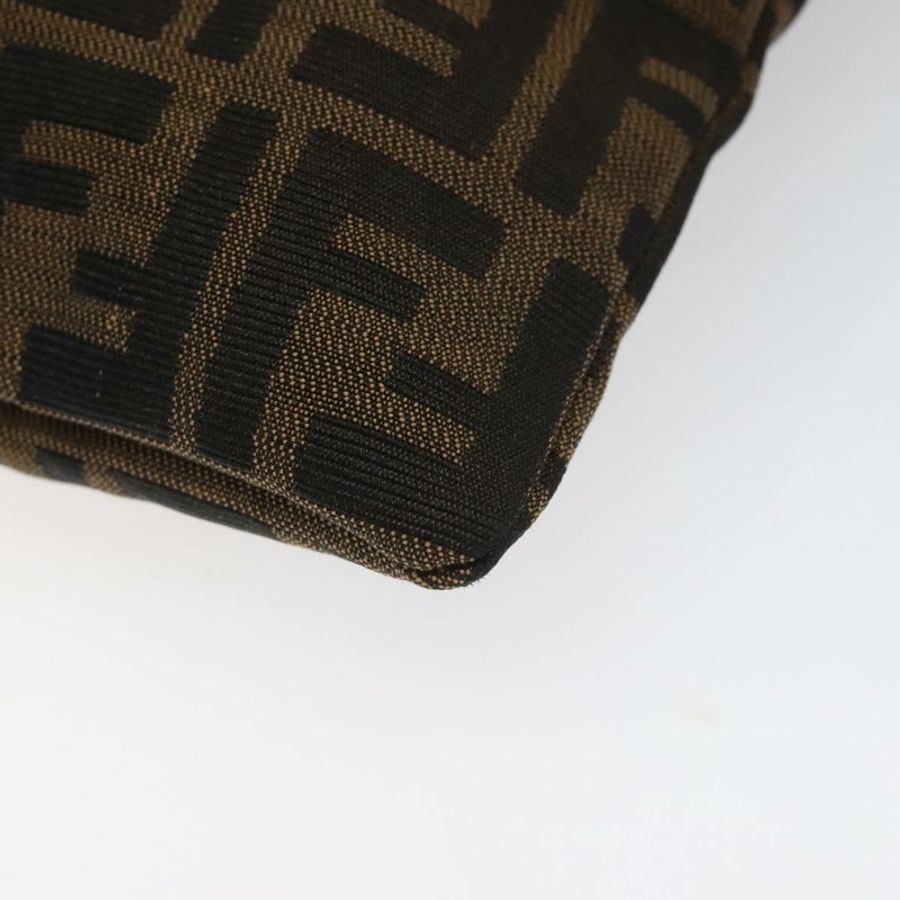 【日本直送】FENDI Zucca帆布手提包亮片黑色棕色正品 hk2107V-8