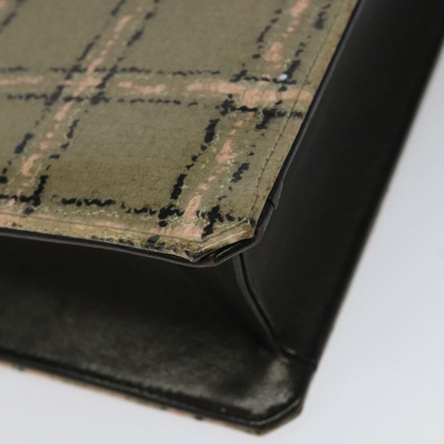 【日本直送】香奈兒 Choco Bar 鏈條手提包 琺瑯皮革 米色 CC Auth bs23554V-16