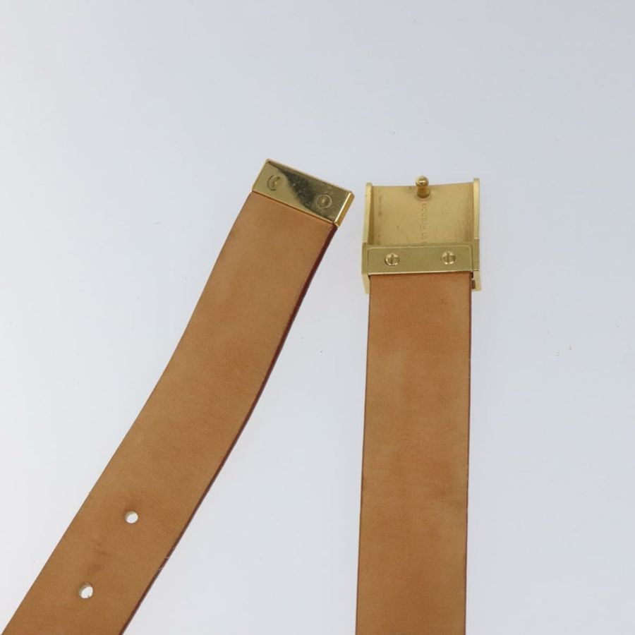 【日本直送】路易威登 Monogram Multicolor Ceinture Carre Belt 白色 M9270U Auth EC172V-13