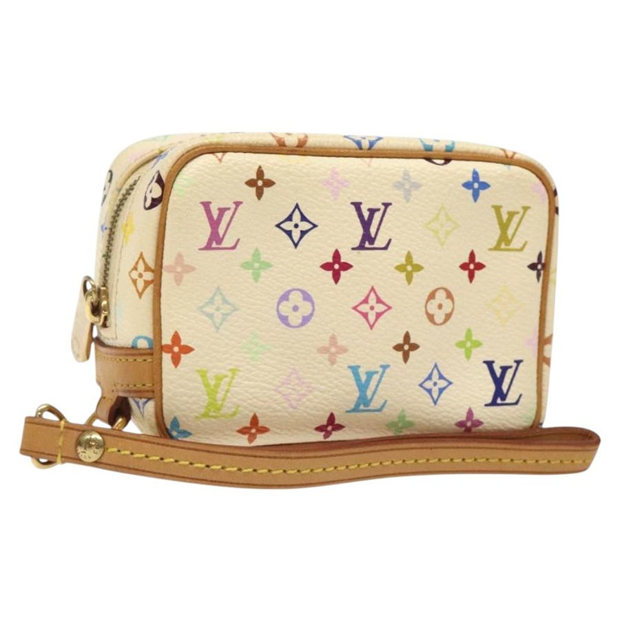 【日本直送】路易威登 Monogram 多色長褲 Wapity 手袋白色 M58033 Auth MX041V-0