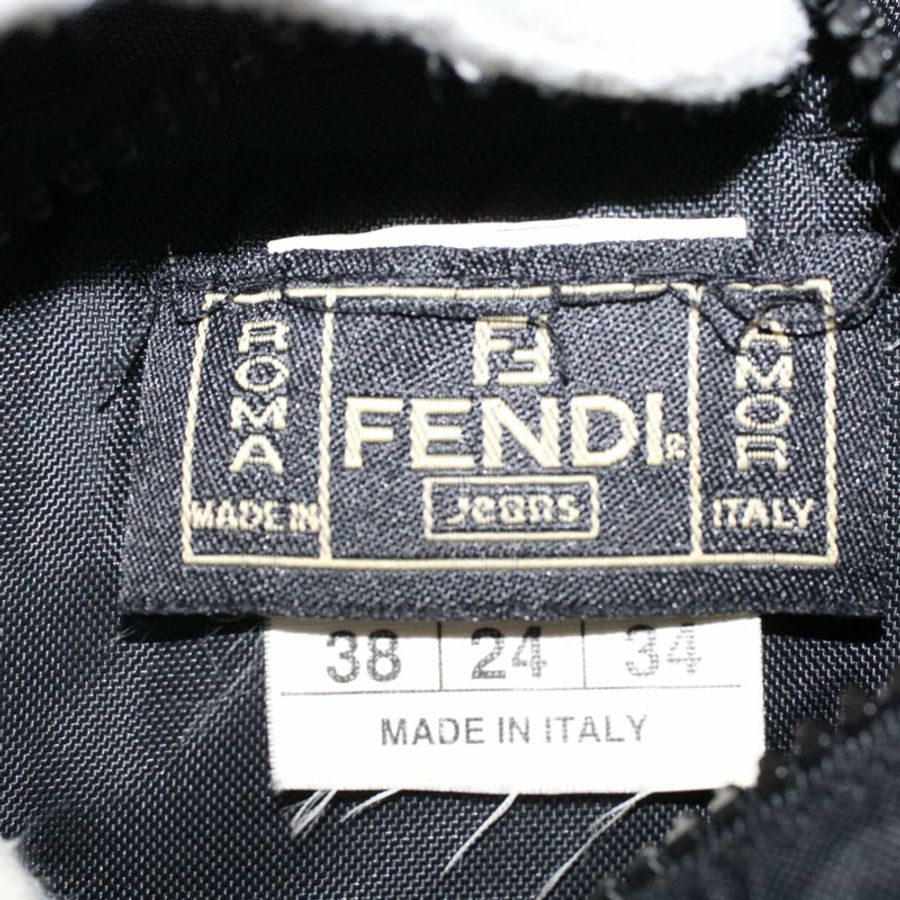 【日本直送】FENDI Zucca帆布外套 黑色棕色 Auth am4620M-11