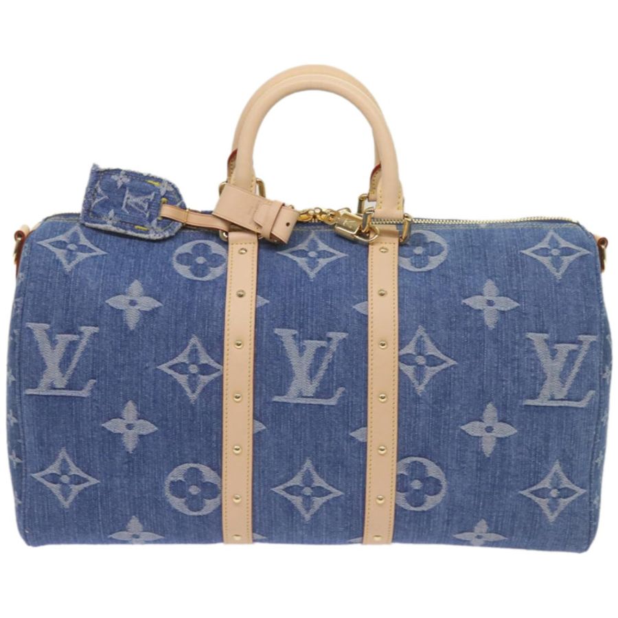 【日本直送】路易威登 Monogram Denim Keepall Bandouliere 45 旅行包 M24315 LV Auth ar11398SM-12