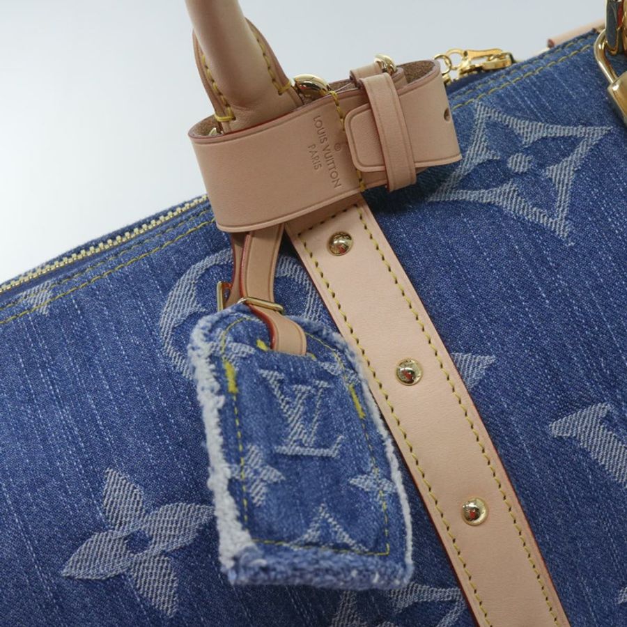 【日本直送】路易威登 Monogram Denim Keepall Bandouliere 45 旅行包 M24315 LV Auth ar11398SM-17