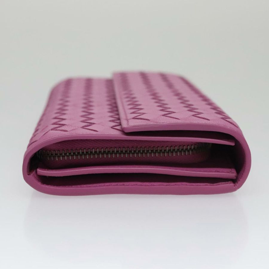 【日本直送】BOTTEGA VENETA INTRECCIATO 長版皮夾 皮革 紫色 正品 103477M-2