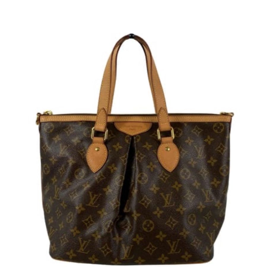 LOUIS VUITTON 老花水餃包 托特包手提包M40145-5