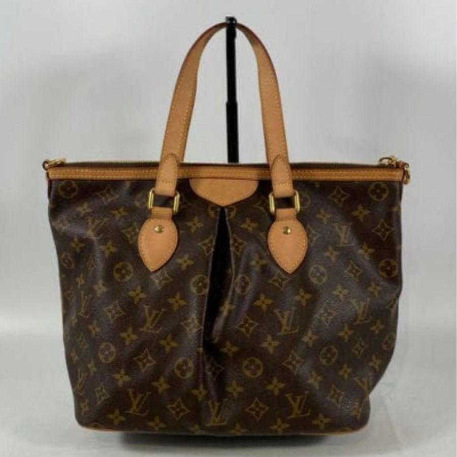 LOUIS VUITTON 老花水餃包 托特包手提包M40145-6