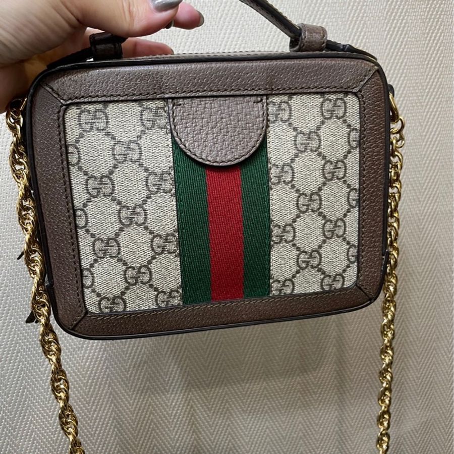 Gucci PVC手提斜背包-1