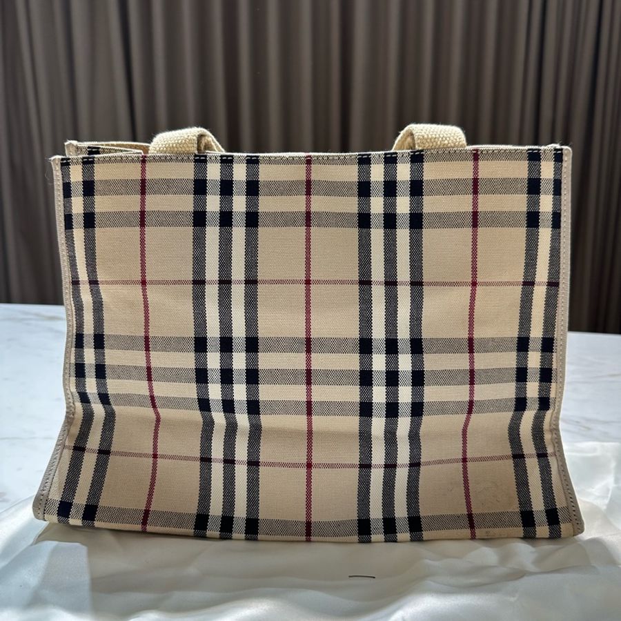 BURBERRY 經典格紋 托特包-4