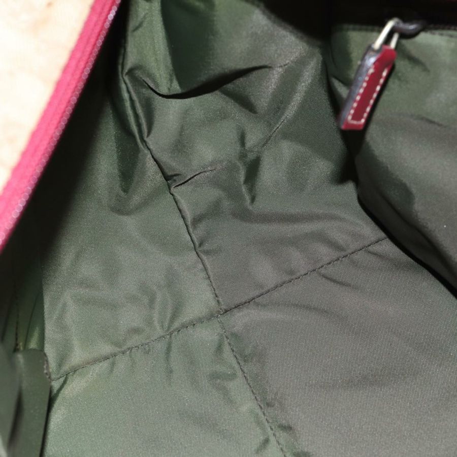 【日本直送】GUCCI GG帆布雪莉線單肩包 米色 紅色 正品 ki4899-18
