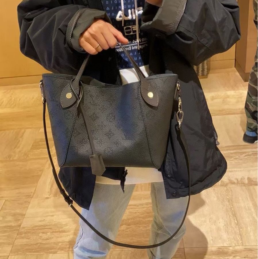 Louis Vuitton hina 黑色老花 小號-5