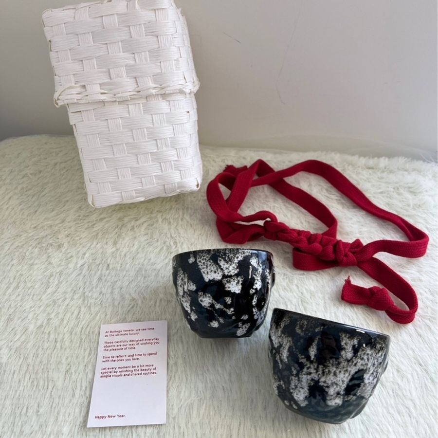 BV Bottega Veneta VIP Gift 禮物 💝 黑釉陶瓷杯-6