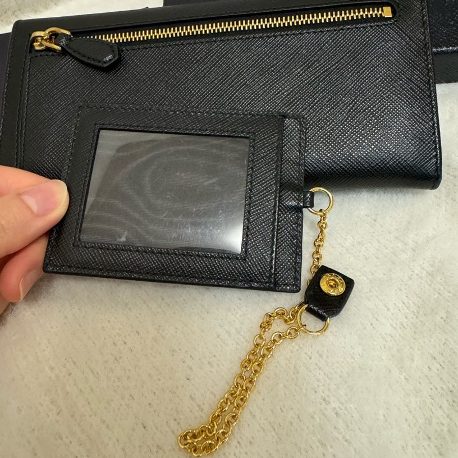 Prada牛皮長銀包連卡套Prada Wallet & Card holder🖤-17