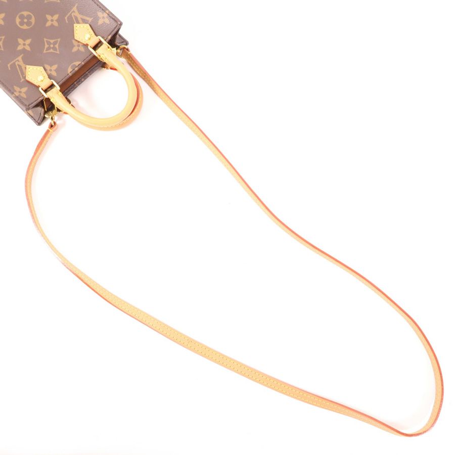 LOUIS VUITTON 【激減優惠】Monogram Petit Sac Plat金扣手挽肩背兩用袋Monogram Petit Sac Plat金扣手挽肩背兩用袋-7