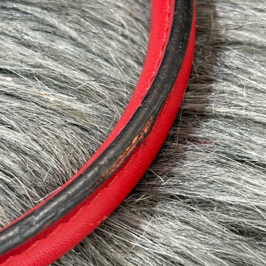 LV M41454 TUILERIES 原花老花字紋 紅色黑色牛皮 雙拉鍊 手提包肩背包兩用包-36