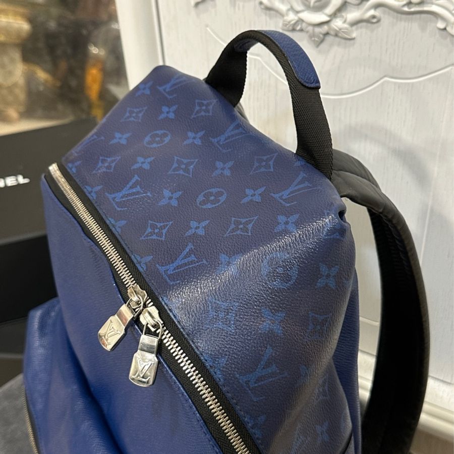 Lv海軍深藍後背肩背包 芯片款✨99新閒置🈶購證 櫃上新款10w+-7