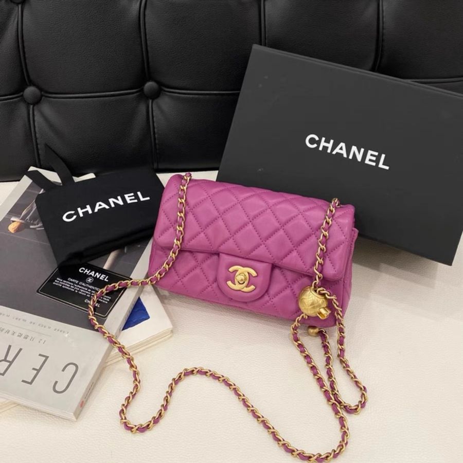 Chanel 香奈兒 金球 大mini 海葵紫 取悅自己神秘的色調😻-1