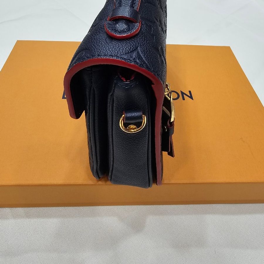 LV 郵差包*晶片款(深藍)全新!-8