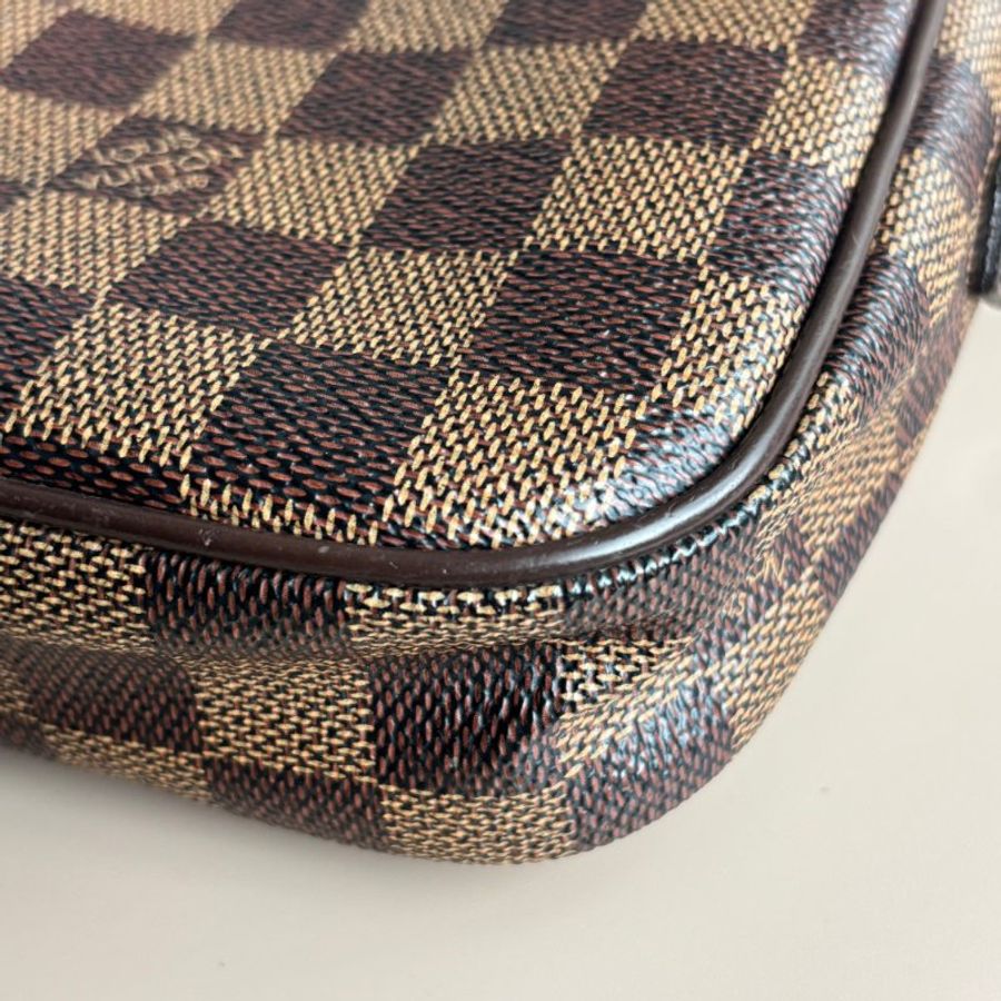 ::LOUIS VUITTON:: LV Rift N60009 咖啡棋盤格小款側背包-8