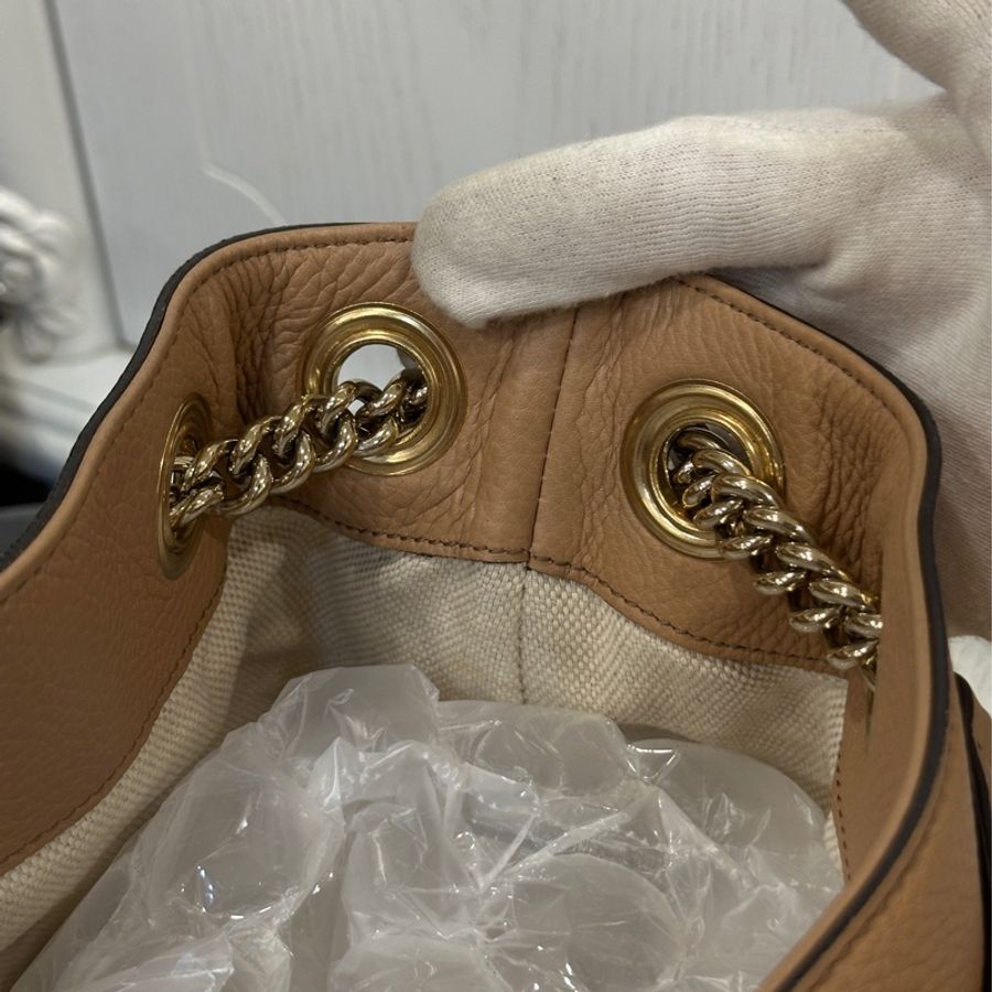 🈶購證 #全網最低 Gucci Soho流蘇荔枝牛皮托特包🉑斜挎/肩背 配件齊全🉑送禮-19