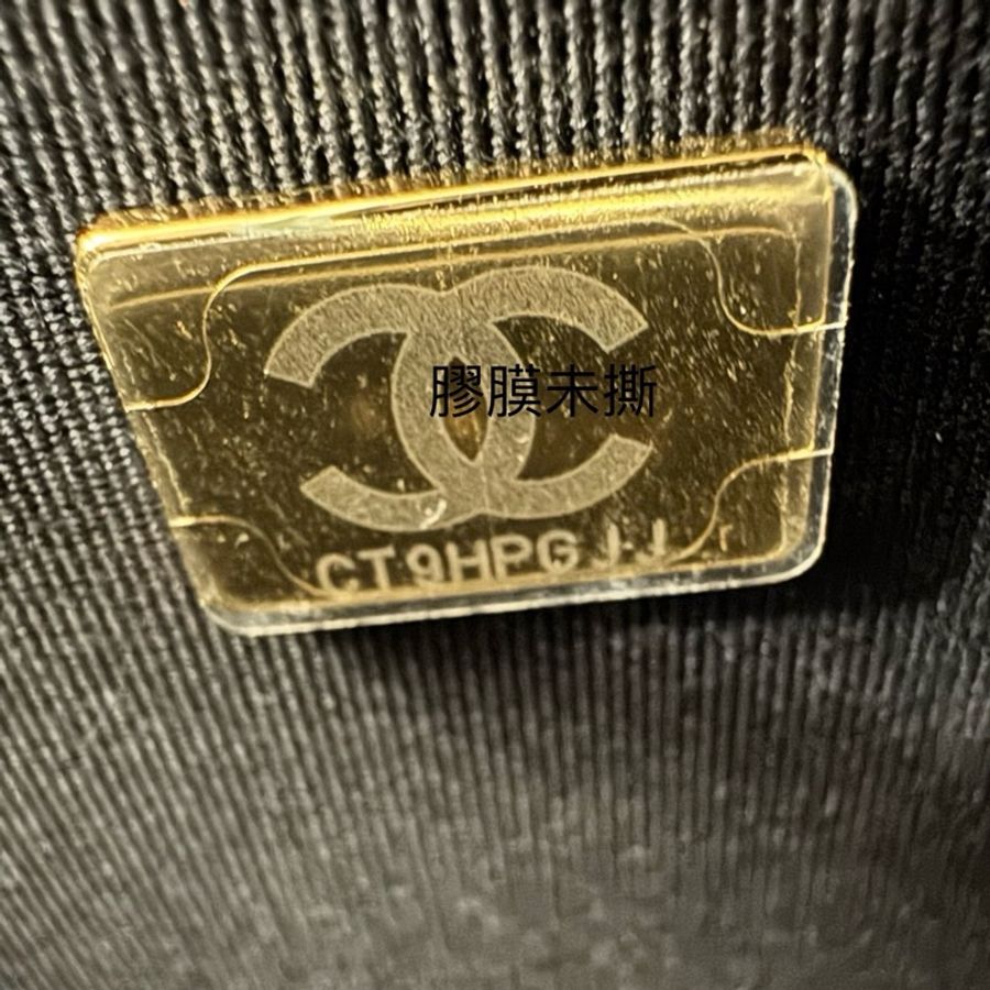 香奈兒CHANEL 23k黑金荔枝皮 Ado 山茶花扣 雙肩包 手提包  ⭕️台灣專櫃全配⭕️全新收藏⭕️芯片款⭕️膠膜未撕⭕️-8