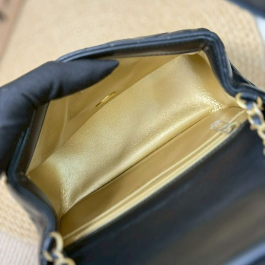 (🤍已售出/可私訊預定)🏷️Chanel．金球方胖 芯片款-20