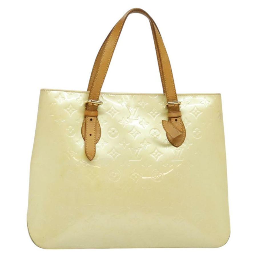 【日本直送】路易威登 Monogram Vernis Brentwood 單肩包 Perle M91512 LV Auth 119439-12
