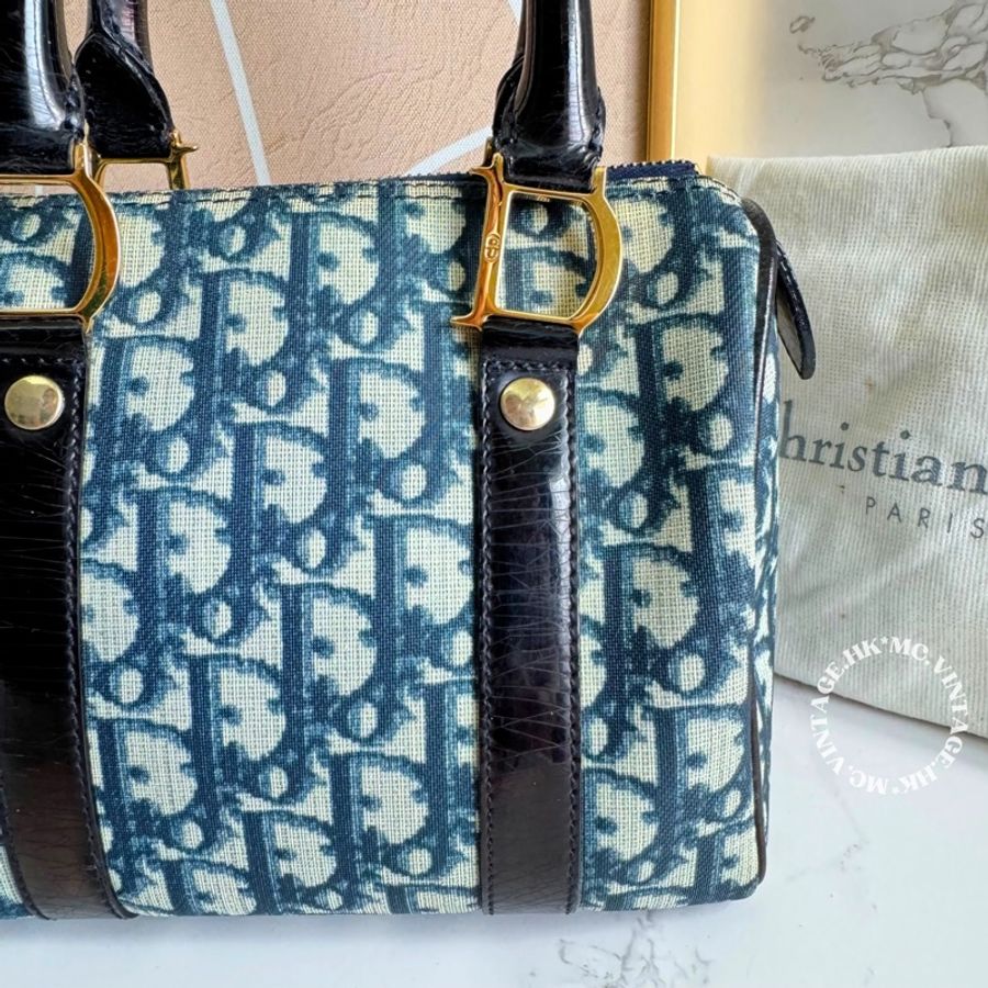 Dior Mini Oblique Boston Bag 迷你 波士頓 手提包 20cm-3