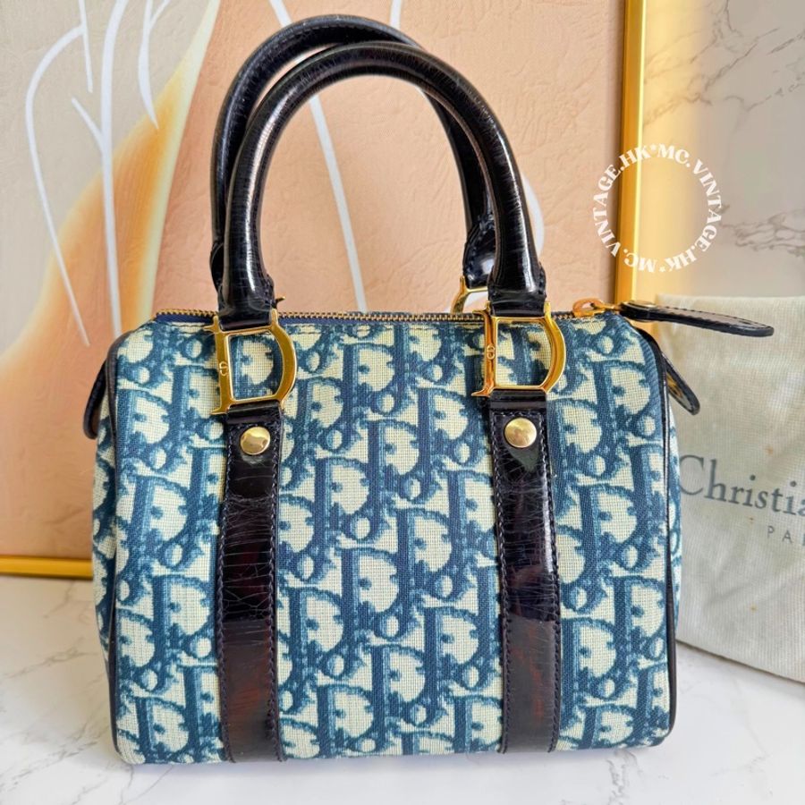 Dior Mini Oblique Boston Bag 迷你 波士頓 手提包 20cm-4