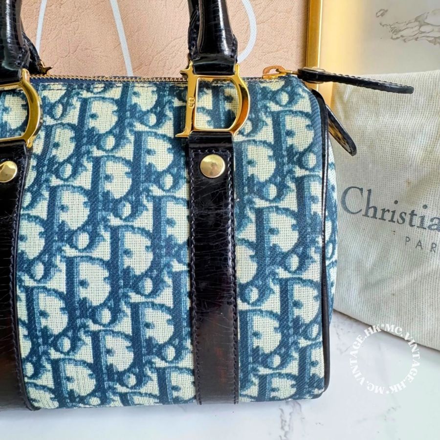 Dior Mini Oblique Boston Bag 迷你 波士頓 手提包 20cm-6