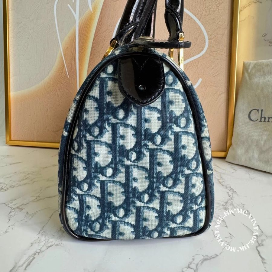 Dior Mini Oblique Boston Bag 迷你 波士頓 手提包 20cm-8