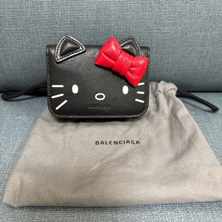Balenciaga Hello kitty wallet 巴黎世家 凱蒂貓 短夾-0