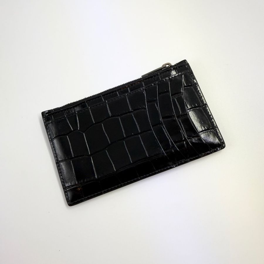 BALENCIAGA沙漏零錢卡包so black-1