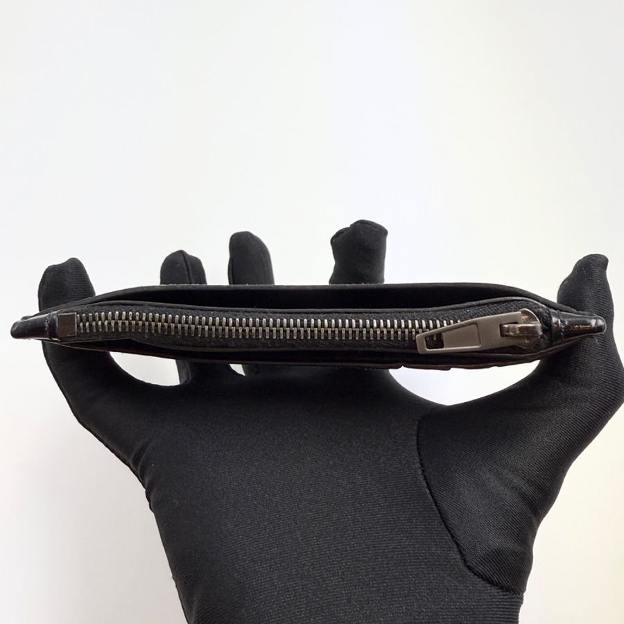 BALENCIAGA沙漏零錢卡包so black-6