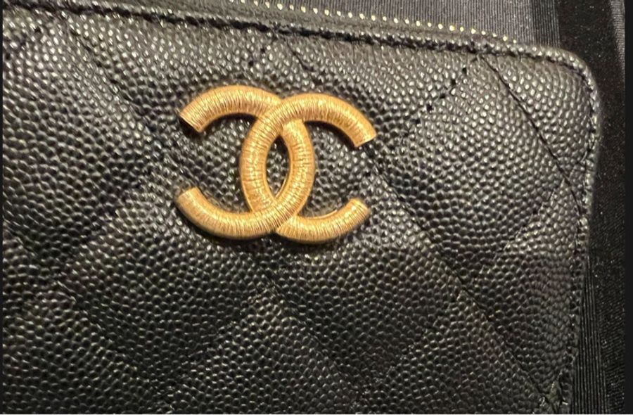 Chanel香奈兒拉斯logo拉鍊卡包季節限定-1
