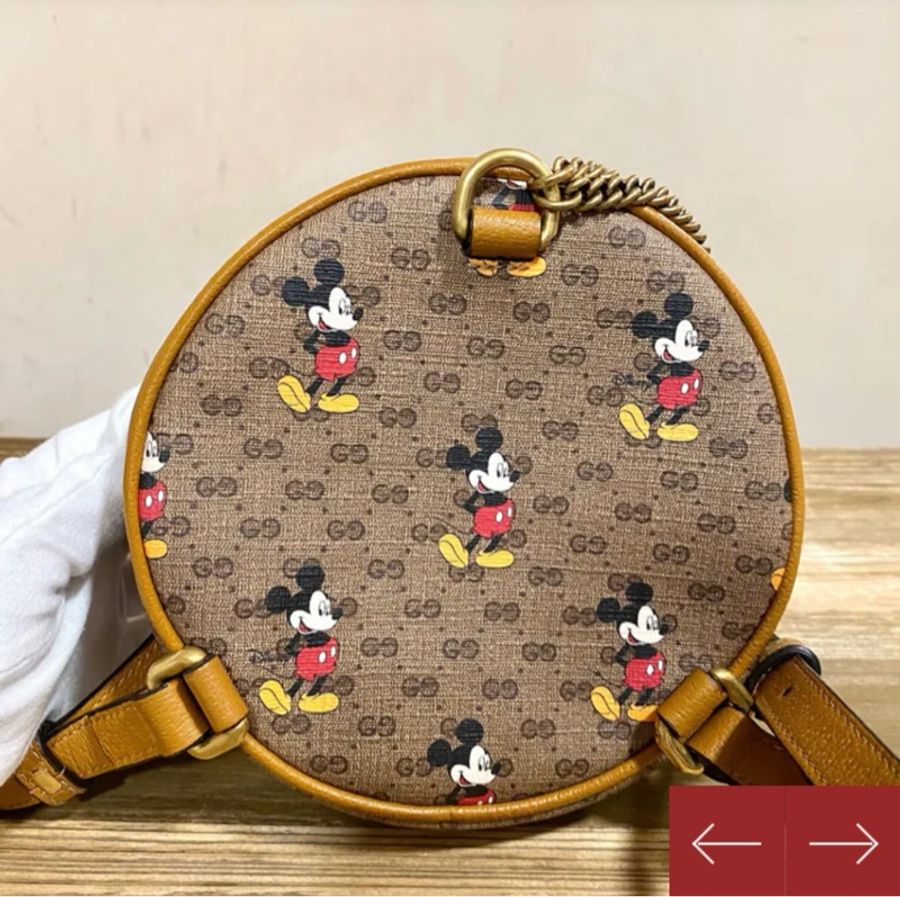 Gucci 米奇聯名老花後背包 雙肩包-1