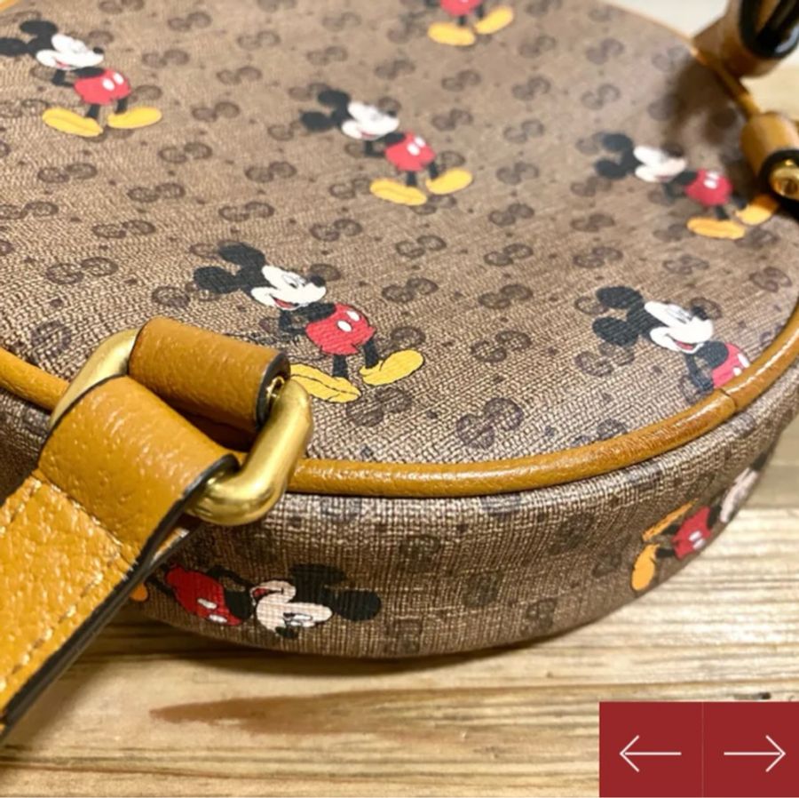 Gucci 米奇聯名老花後背包 雙肩包-5