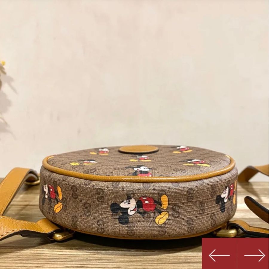 Gucci 米奇聯名老花後背包 雙肩包-6