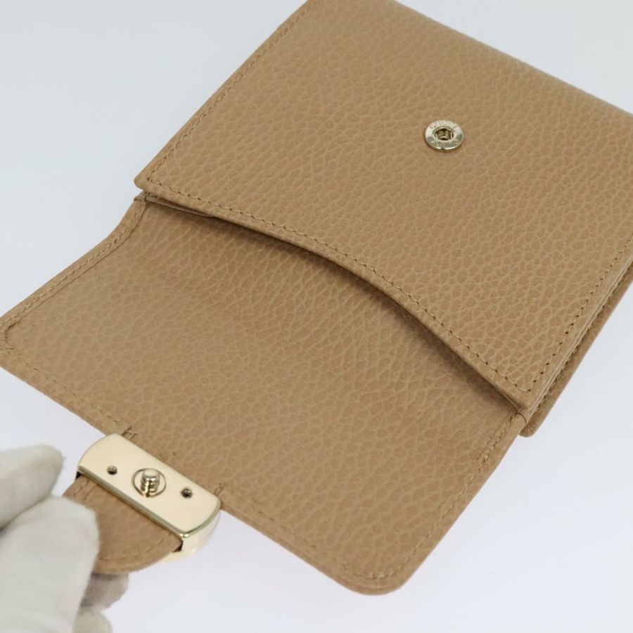 【日本直送】GUCCI 皮夾 皮革 暢貨 米色 金色 615525 正品 MY069V-6