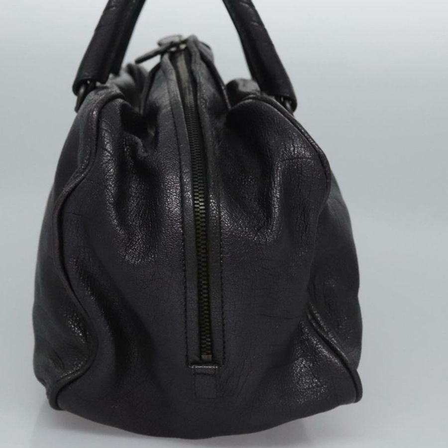 【日本直送】BOTTEGA VENETA 山羊皮手提包 黑色 正品 mr1050V-2