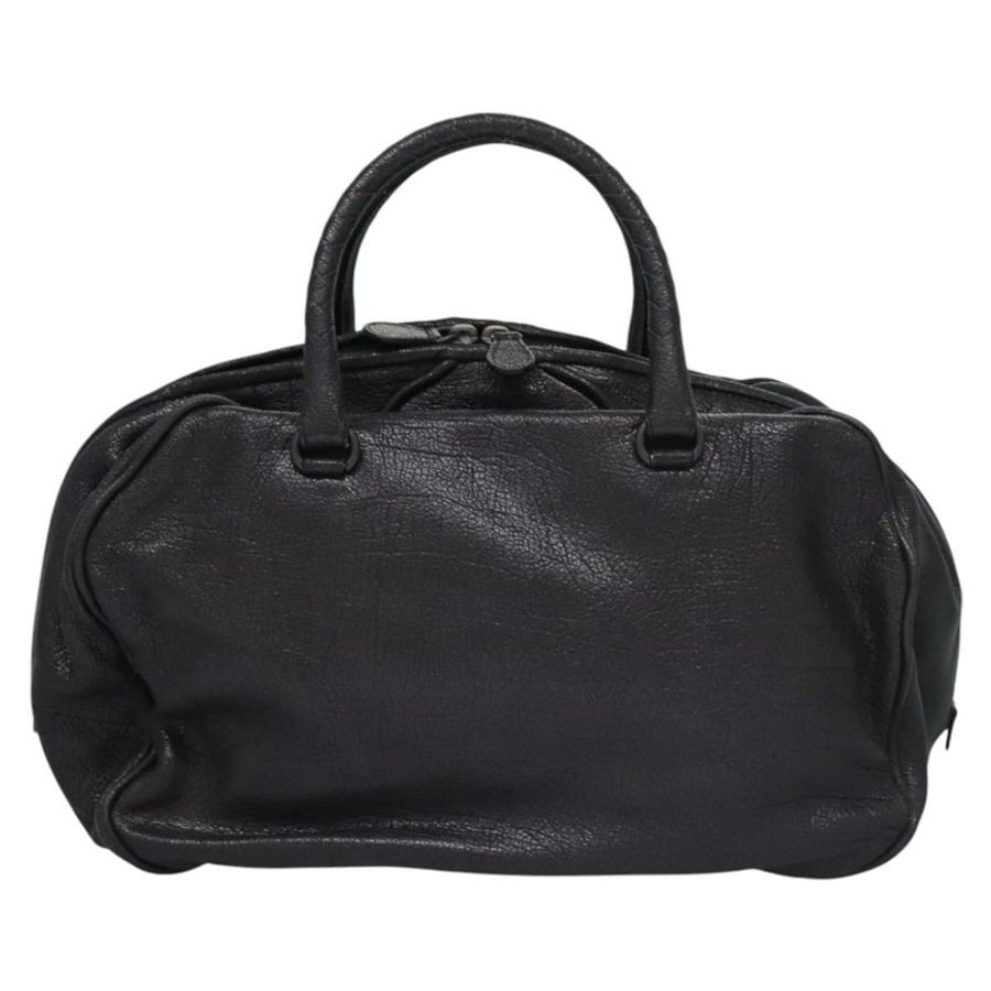 【日本直送】BOTTEGA VENETA 山羊皮手提包 黑色 正品 mr1050V-12