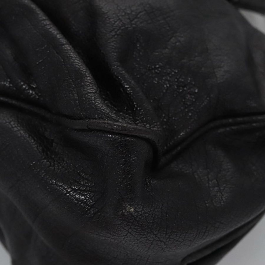 【日本直送】BOTTEGA VENETA 山羊皮手提包 黑色 正品 mr1050V-13