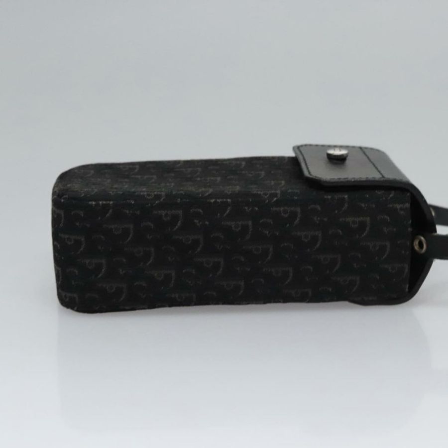 【日本直送】Christian Dior Trotter帆布肩背包 黑色 正品 EC611V-2