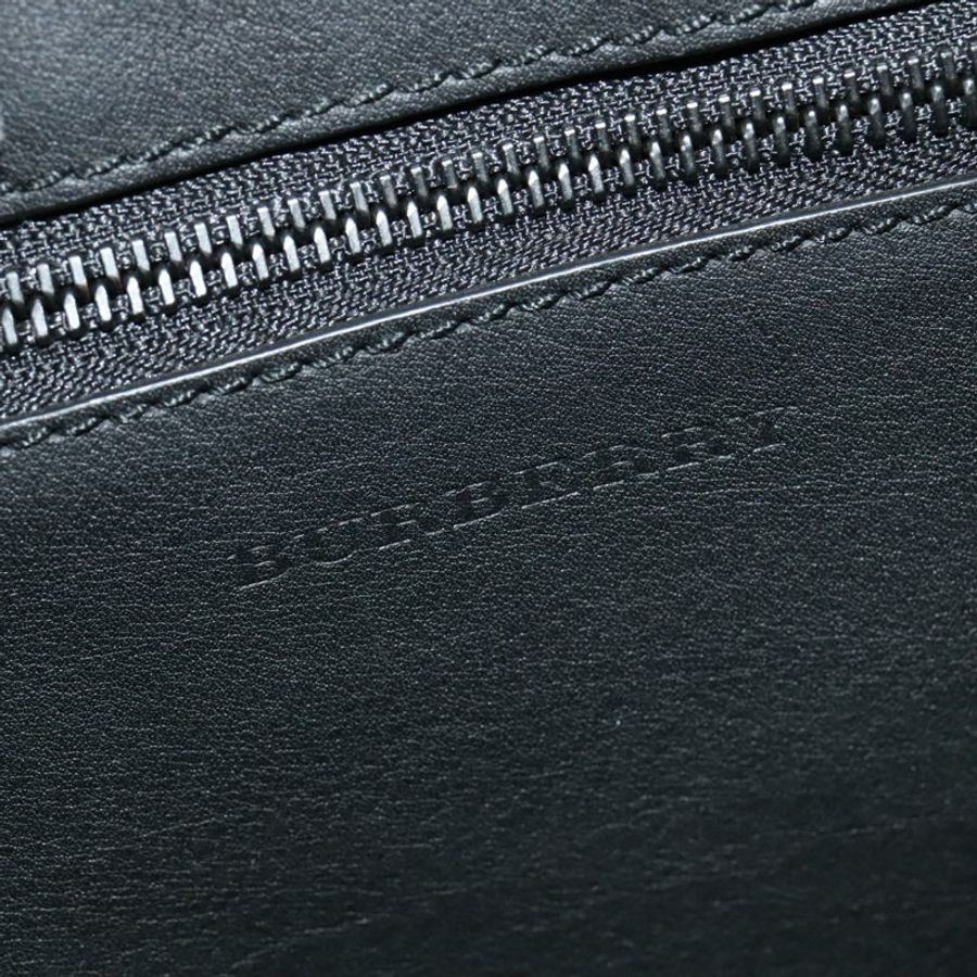 【日本直送】BURBERRY 單肩帆布包 黑色 藍色 正品 BD741V-16