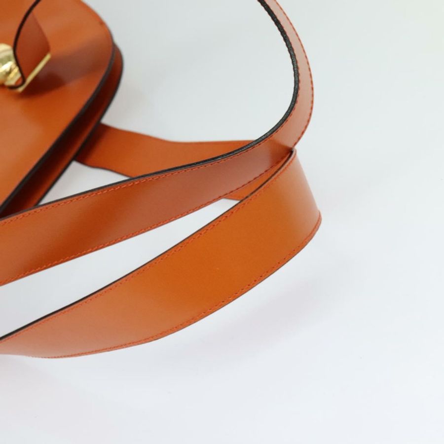 【日本直送】CELINE 托特包 皮革 金橙色 正品 BD725V-6