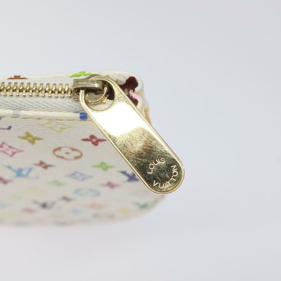 【日本直送】路易威登 Monogram Multicolor Pochette GM 手拿包 白色 M60027 正品 BA939SAM-7